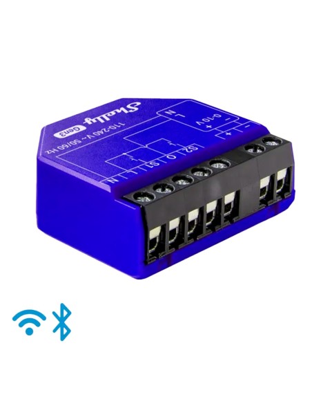 Comprar SHELLY SH-DIMMER-01-10V-GEN3 Shelly Dimmer 0/1-10V PM Gen3 - WiFi 2.4 GHz IEEE802.11 b/g/n - Bluetooth - Regulador para 