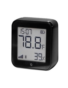 Acquista SHELLY SH-HT-GEN3-MB Shelly H&T Gen 3 Nero Opaco - Sensore di umidità e temperatura - Display a inchiostro elettronico