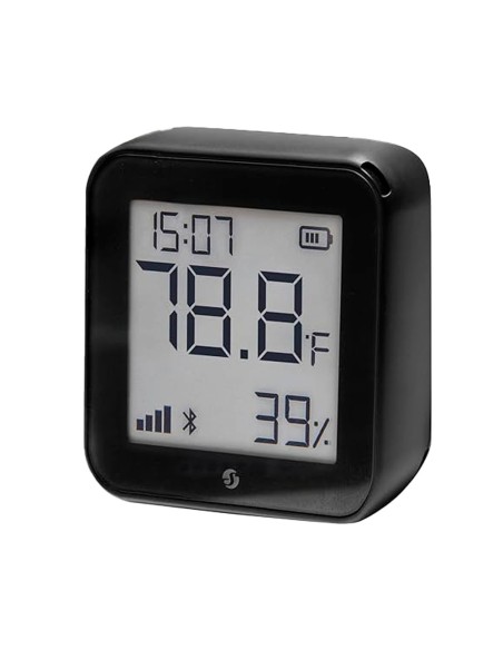 Acheter SHELLY SH-HT-GEN3-MB Shelly H&T Gen 3 Noir mat - Capteur d’humidité et de température - Écran à encre électronique