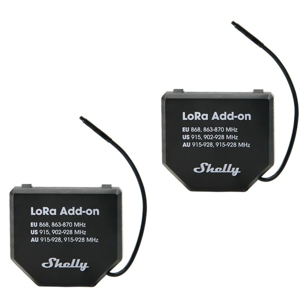 Comprar SHELLY SH-LORA-ADDON-2PC Shelly LoRa Add-on (Pack 2) - Comunicación mediante LoRa - Compatibilidad con Shelly Gen3 &amp;