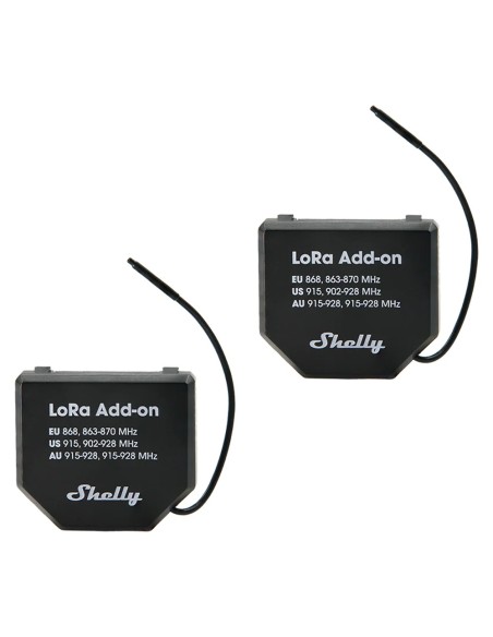 Comprar SHELLY SH-LORA-ADDON-2PC Shelly LoRa Add-on (Pack 2) - Comunicación mediante LoRa - Compatibilidad con Shelly Gen3 &amp;