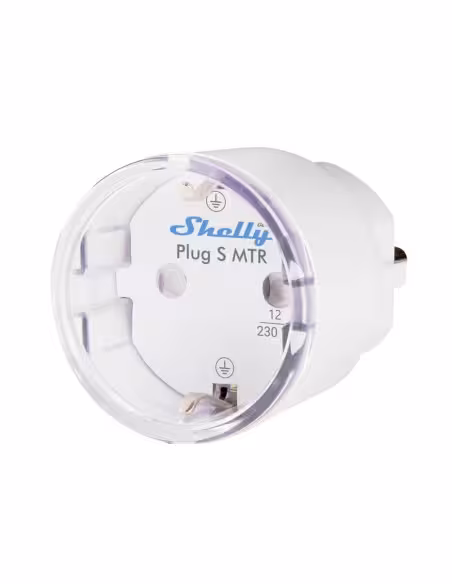 Comprar SHELLY SH-PLUG-S-MTR-GEN3-W Shelly Plug S MTR Gen3 (White) - Enchufe inteligente / Luz LED Multicolor - Protección contr