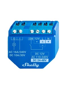 Comprar SHELLY SH-PLUS-1 Shelly Plus 1 - WiFi 2.4 GHz IEEE802.11 b/g/n / Bluetooth -  Permite controlar electrodomésticos  - Sop