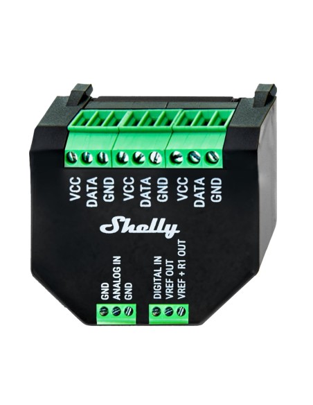 Acheter SHELLY SH-PLUS-ADDON Shelly Plus AddOn - Connecte jusqu’à 5 capteurs de température DS18B20 - Prend en charge un capteur