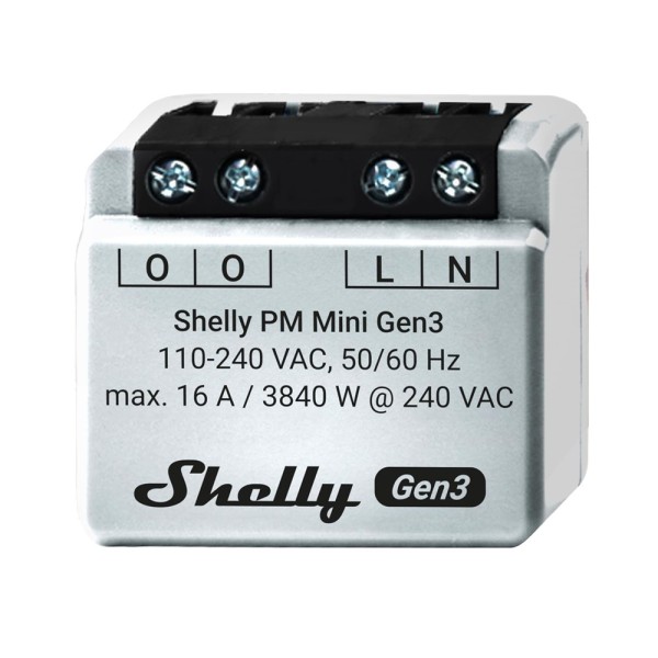 Acheter SHELLY SH-PM-MINI-GEN3 Shelly PM Mini Gen3 - Mesure de puissance précise au format mini - Surveillance de la consommatio