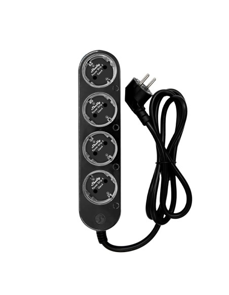 Comprar SHELLY SH-POWER-STRIP-4-GEN4-B Shelly Power Strip 4 Gen4 Black - WiFi 2.4 GHz / Bluetooth / Zigbee - Medidor de consumo 