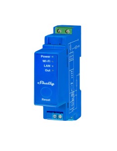 Acheter SHELLY SH-PRO-1 Relais Shelly Pro 2 - Contrôleur intelligent sur rail DIN - Relais 1 canal indépendant / contact sec -