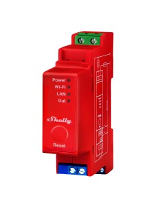Comprar SHELLY SH-PRO-1PM Shelly Pro 1PM - WiFi 2.4 GHz IEEE802.11 b/g/n / Bluetooth -  Interruptor inteligente carril DIN - Sop