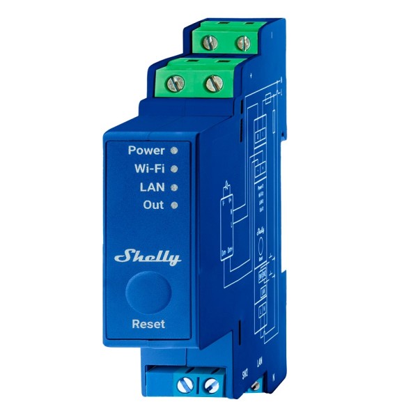 Comprar SHELLY SH-PRO-DIMMER-01-10V-PM Shelly Pro Dimmer 0/1 - 10V PM - WiFi 2.4 GHz IEEE802.11 b/g/n / Bluetooth - Atenuador in
