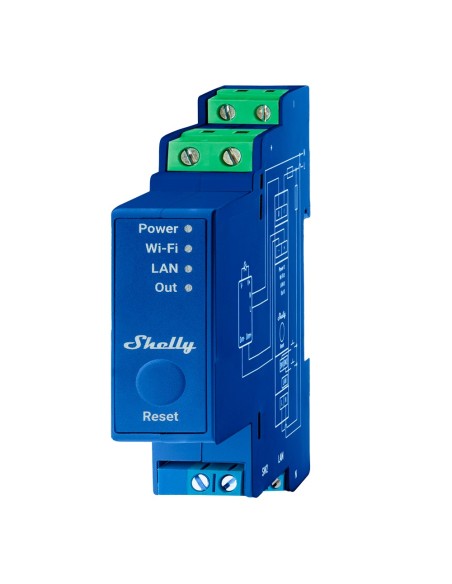 Comprar SHELLY SH-PRO-DIMMER-01-10V-PM Shelly Pro Dimmer 0/1 - 10V PM - WiFi 2.4 GHz IEEE802.11 b/g/n / Bluetooth - Atenuador in