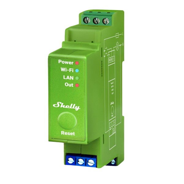 Kaufen SHELLY SH-PRO-DIMMER-1PM Shelly Pro Dimmer 1PM – Dimmung / DIN-Schiene – 1 Kanal (dimmbar) / max. 200 W – Wi