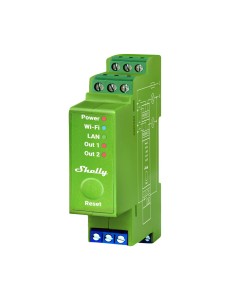 Acquistare SHELLY SH-PRO-DIMMER-2PM Shelly Pro Dimmer 2PM - Attenuazione (Dimming) / Guida DIN - 2 Canali (Dimmerabile) / 2x 200