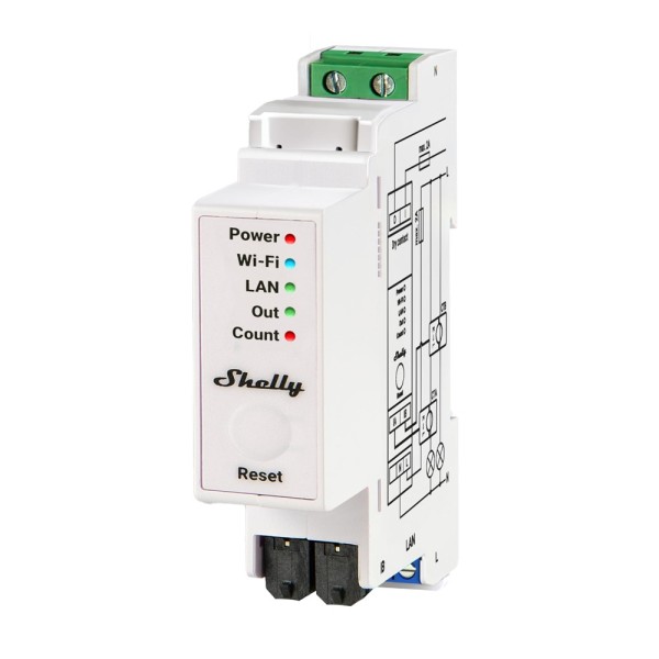 Comprar SHELLY SH-PRO-EM-50 Shelly PRO EM - 50 - WiFi 2.4 GHz IEEE802.11 b/g/n - Medidor de consumo - Soporta 110-230 V - Ideal 