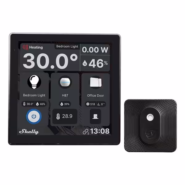 Kaufen SHELLY SH-WALL-DISPLAY-B-BLUHT-B Shelly Wall Display Schwarz + BLU H&T Schwarz – kapazitives 4"-Touchdisplay a