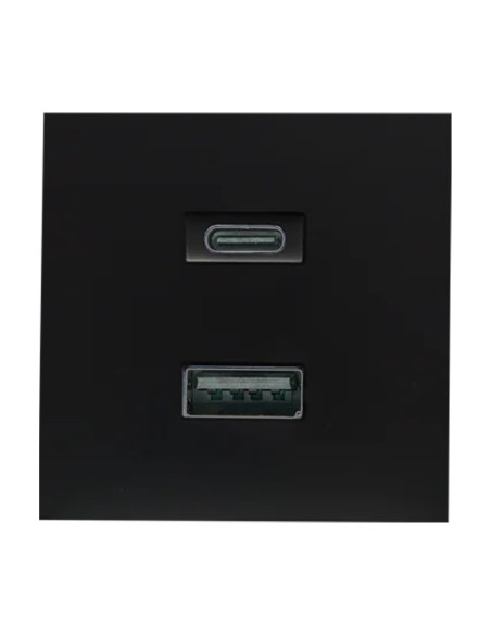 Comprar SHELLY SH-WALL-DISPLAY-USB-B Shelly USB charger for Wall Display Stand Black - Cargador USB-A &amp; USB-C - Compatibilid