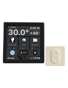 Acquista SHELLY SH-WALL-DISPLAY-W-BLUHT-IVORY Shelly Wall Display Bianco + BLU H&T Avorio - Display touchscreen capacitivo da 4&