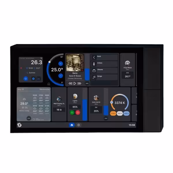 Acquista SHELLY SH-WALL-DISPLAY-XL-B Shelly Wall Display XL Nero - Display LCD capacitivo Full HD da 10,1" - Sensore di tem