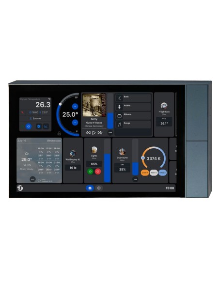 Comprar SHELLY SH-WALL-DISPLAY-XL-SL Shelly Wall Display XL Silver - Wi-Fi 6 Dual Band / Bluetooth 5.4 - Sensor de Iluminacion -