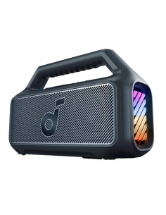 Kaufen ANKER – SOUNDCORE SNC-BOOM2-B Tragbarer Lautsprecher Soundcore von Anker – 1 Subwoofer und 2 Tweeter – 80W Klang | Techno