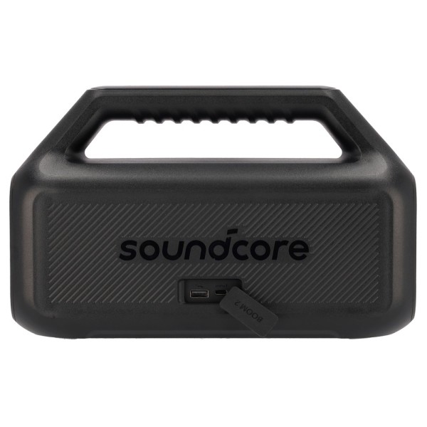 Kaufen ANKER – SOUNDCORE SNC-BOOM2-B Tragbarer Lautsprecher Soundcore von Anker – 1 Subwoofer und 2 Tweeter – 80W Klang | Techno