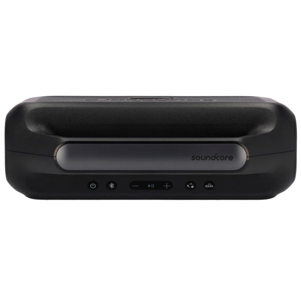Kaufen ANKER – SOUNDCORE SNC-BOOM2-B Tragbarer Lautsprecher Soundcore von Anker – 1 Subwoofer und 2 Tweeter – 80W Klang | Techno