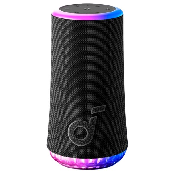 Comprar SOUNDCORE SNC-GLOW-B Altavoz portátil Soundcore by Anker - Sonido de 30W - 18 Horas de Reproducción - Conecta mas de 100