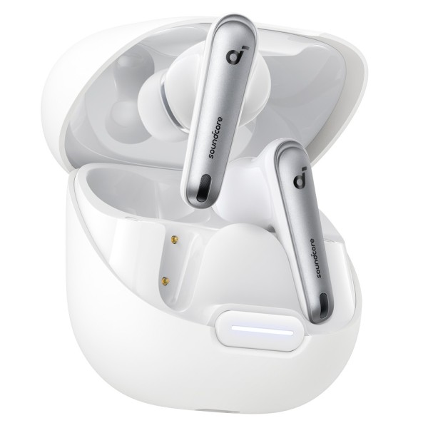 Kaufen ANKER – SOUNDCORE SNC-LIBERTY-4NC-W Kabellose Soundcore by Anker Kopfhörer – 50 Stunden Wiedergabe – 6 Mikrofone