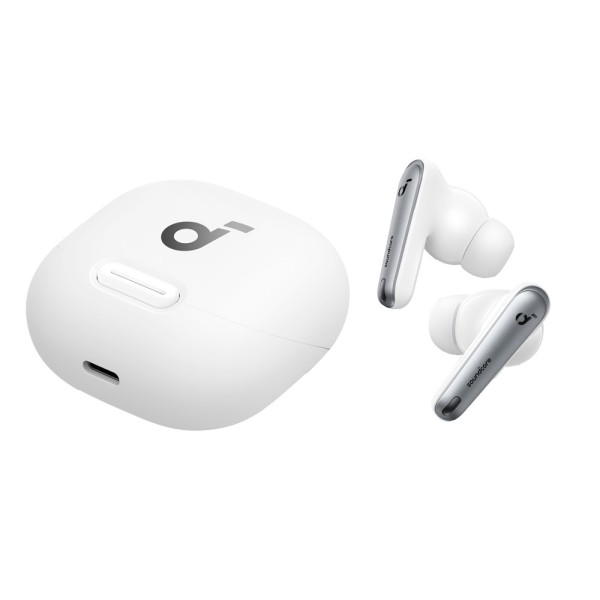 Kaufen ANKER – SOUNDCORE SNC-LIBERTY-4NC-W Kabellose Soundcore by Anker Kopfhörer – 50 Stunden Wiedergabe – 6 Mikrofone