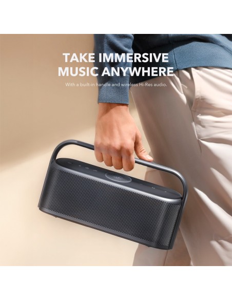 Comprar SOUNDCORE SNC-MOTION-X600-B Altavoz portátil Soundcore by Anker - 5 diafragmas y 3 amplificadores  - Sonido de 50W - 12 