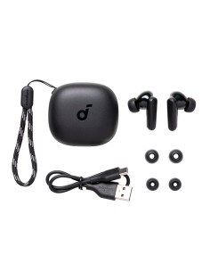 Soundcore SNC-R50I-B-V2 Soundcore Fones de ouvido sem fio por Anker - 10 horas de reprodução - 2 microfones - Personalização  2