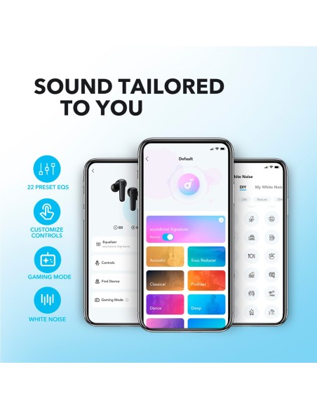 Acquista ANKER - SOUNDCORE SNC-R50I-B-V2 Auricolari wireless Soundcore by Anker - 10 ore di riproduzione - 2 microfoni -