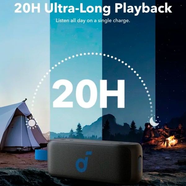 Comprar SOUNDCORE SNC-SELECT-3 Altavoz portátil Select 3 Soundcore by Anker - 2 diafragmas estéreo 1.5" - Sonido de 16W - 2