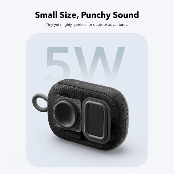 SoundCore SNC-Select-4-Go Portable Sailer Selecione 4 Go SoundCore por Anker - 1 Diafragma estéreo 1.75 & quot - 5W - 20 h