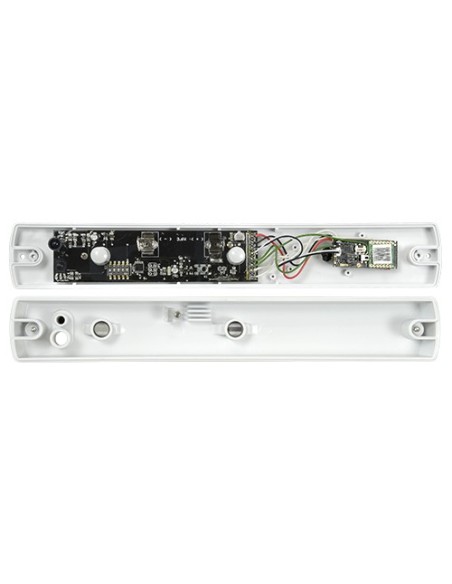 Acheter SOPRAS SOP-2IRDT-W Détecteur PIR - Émetteur Ajax intégré - Micro-ondes et double PIR type rideau - Portée de détection 3