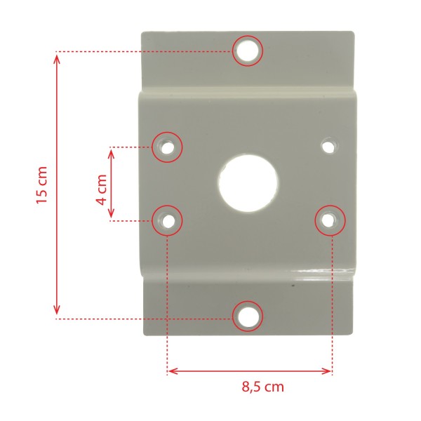 Acquistare OEM SP802 Supporto per pali/lampioni - Intervallo diametro 60~110 mm - Fissaggio su entrambi i lati - Adatto per uso 