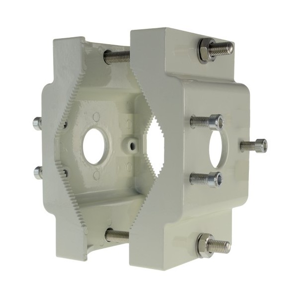 Kaufen OEM SP804 Mast-/Laternenhalterung – Durchmesserbereich 60–110 mm – Befestigung beidseitig – Für den Außeneinsatz geeignet