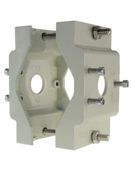 Kaufen OEM SP804 Mast-/Laternenhalterung – Durchmesserbereich 60–110 mm – Befestigung beidseitig – Für den Außeneinsatz geeignet