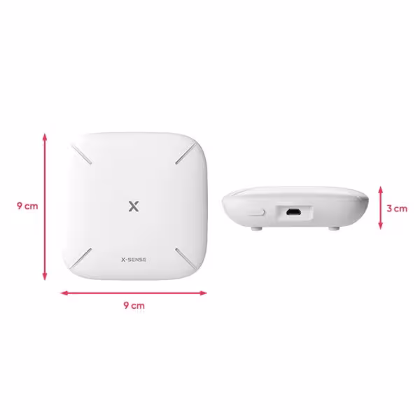 Acheter X-SENSE STH54 X-SENSE - Kit 3+1 TPH avec passerelle - 3 capteurs de température et d’humidité - Une base SBS50