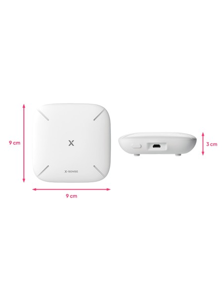 Kaufen X-SENSE STH54 X-SENSE
- 3+1 TPH-Set mit Gateway
- 3 Temperatur- und Feuchtigkeitssensoren – eine SBS50-Basis