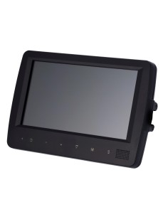 Comprar OEM STK-HD140 Monitor táctil resistente al agua IP 66 - Soporta 4 cámaras con conector M12 - 5 entradas de alarma cablea