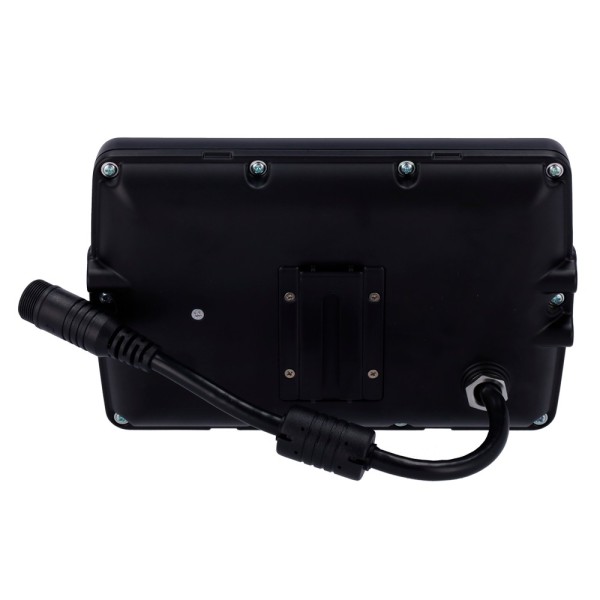 Comprar OEM STK-HD140 Monitor táctil resistente al agua IP 66 - Soporta 4 cámaras con conector M12 - 5 entradas de alarma cablea