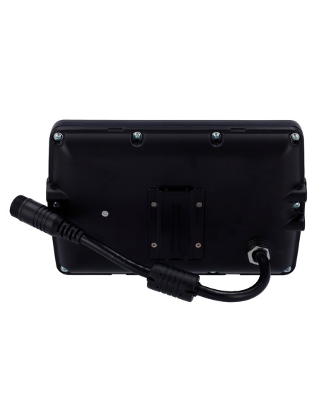 Comprar OEM STK-HD140 Monitor táctil resistente al agua IP 66 - Soporta 4 cámaras con conector M12 - 5 entradas de alarma cablea