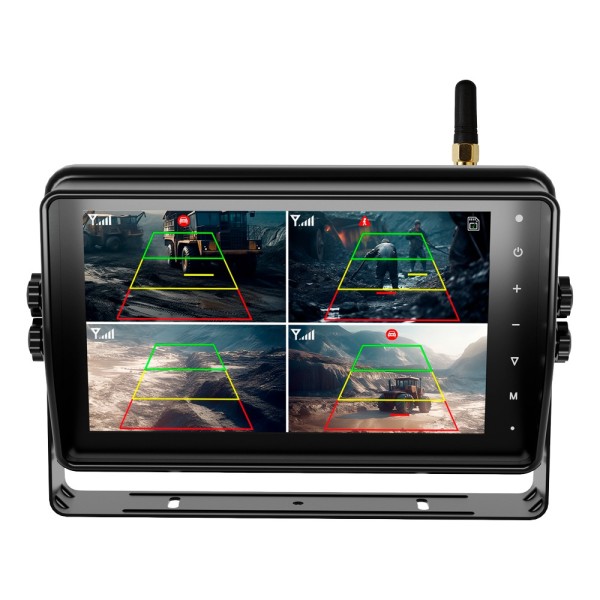 OEM STK-HDW297RS Touch Monitor com gravador integrado - 10 polegadas - 4 canais de gravação - Comunicação sem fio - RessIS