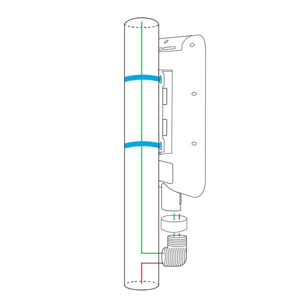 Acheter le switch OEM SW0504POE-G-60-OUT PoE d’extérieur IP65 - 4 RJ45 PoE + 1 uplink RJ45 + 1 uplink SFP - 4 x 100/1000 Mbps  1