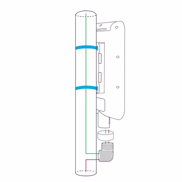 Acquistare OEM SW0504POE-G-60-OUT Switch PoE da esterno IP65 - 4 RJ45 PoE + 1 Uplink RJ45 + 1 Uplink SFP - 4 x 100/1000 Mbps  1 