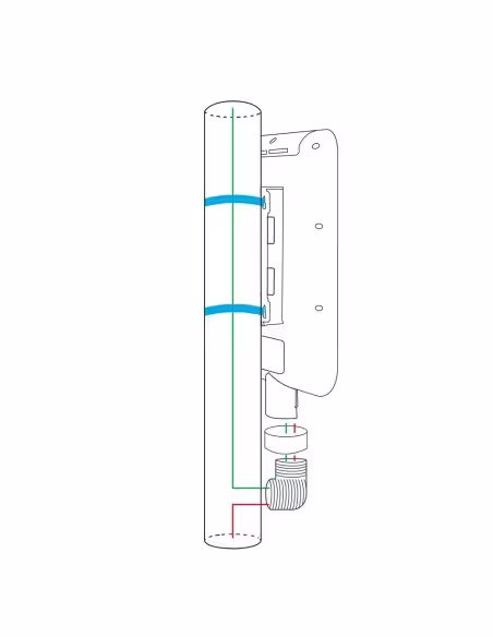 Acquistare OEM SW0504POE-G-60-OUT Switch PoE da esterno IP65 - 4 RJ45 PoE + 1 Uplink RJ45 + 1 Uplink SFP - 4 x 100/1000 Mbps  1 