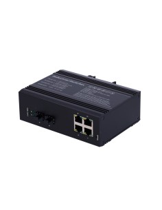 Acheter le switch OEM SW0604HIPOE-MGF-120-DIN PoE en marque blanche - montage sur rail DIN - 4 ports Gigabit + 2 SFP Gigabit - 9