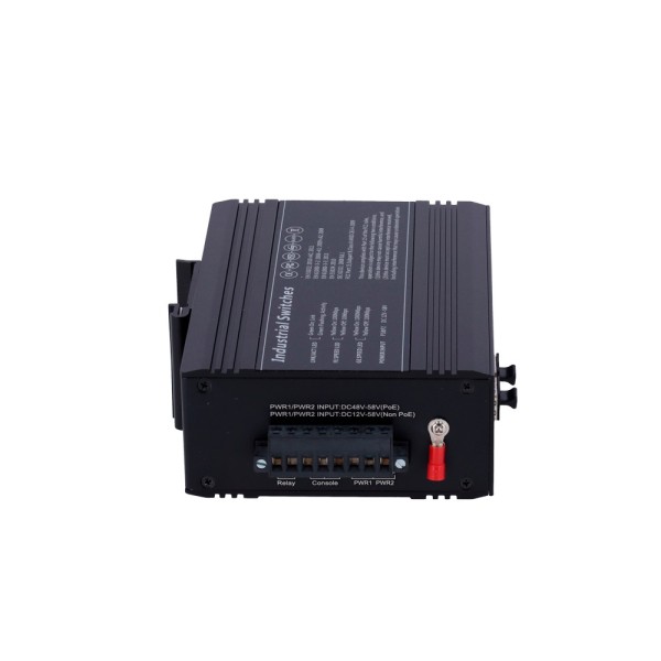 OEM SW0604Mhipe-MGF-120-DIN Mudar PoE OEM - Montagem do trilho DIN - 4 Gigabit + 2 portas SFP Gigabit - 9 ou 2 / 30W