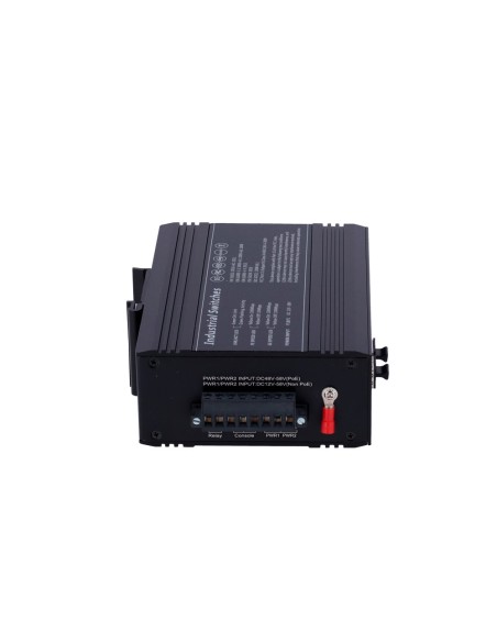 Acquistare OEM switch SW0604HIPOE-MGF-120-DIN PoE a marchio bianco - Montaggio su guida DIN - 4 porte Gigabit + 2 SFP Gigabit - 
