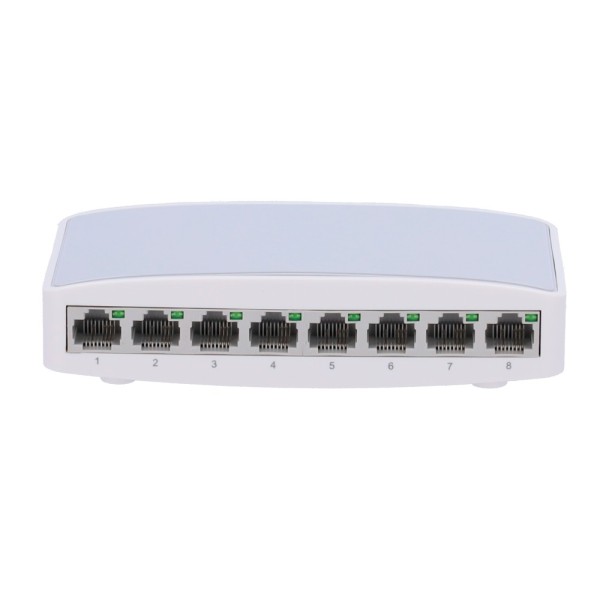 Acquistare OEM switch da scrivania SW08 - 8 porte Fast Ethernet - Velocità 10/100 Mbps - Plug & Play - Supporta IEEE802.3x -